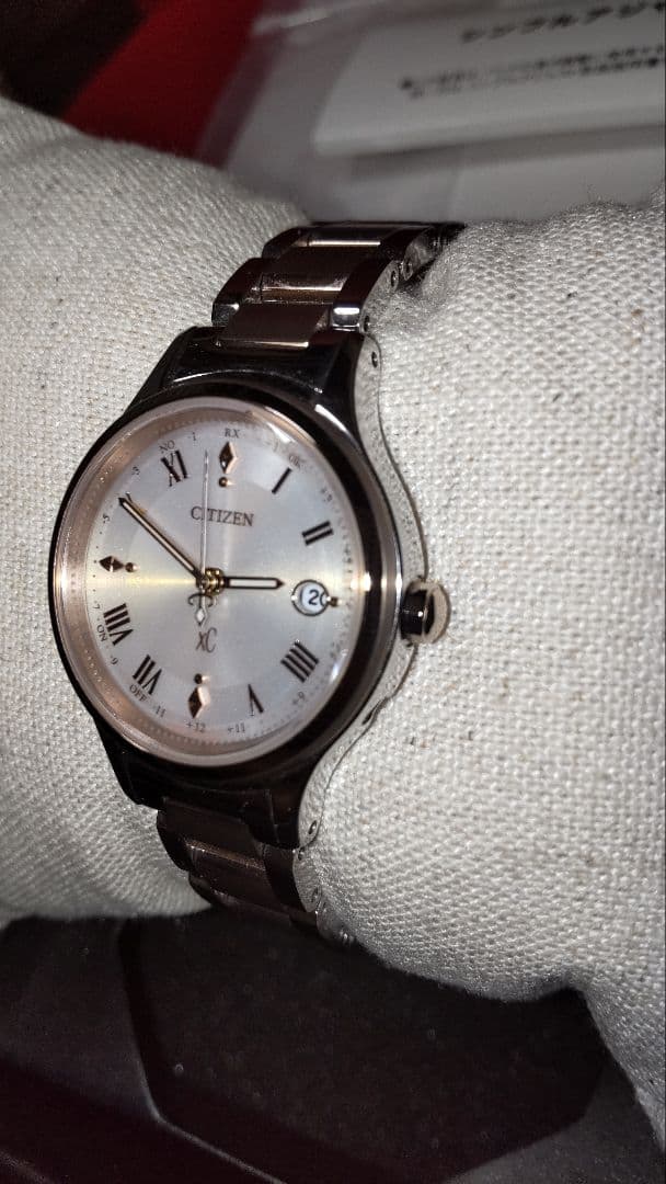 【美品】シチズン□クロスシー□さくらピンク□ES9496-64W