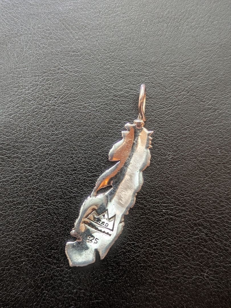 美品SAAD サード左右50mmフェザートップ　ネックレス