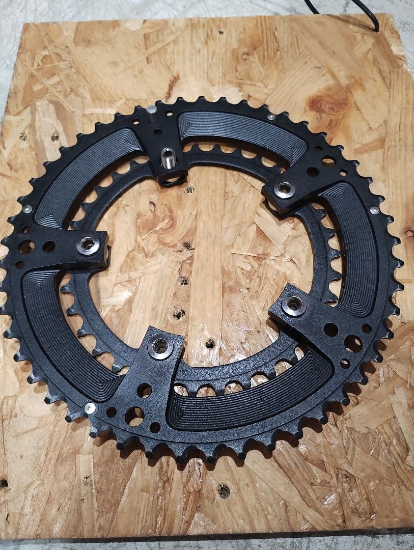 ディズナ　ラクランク用チェーンリング　12速49×35