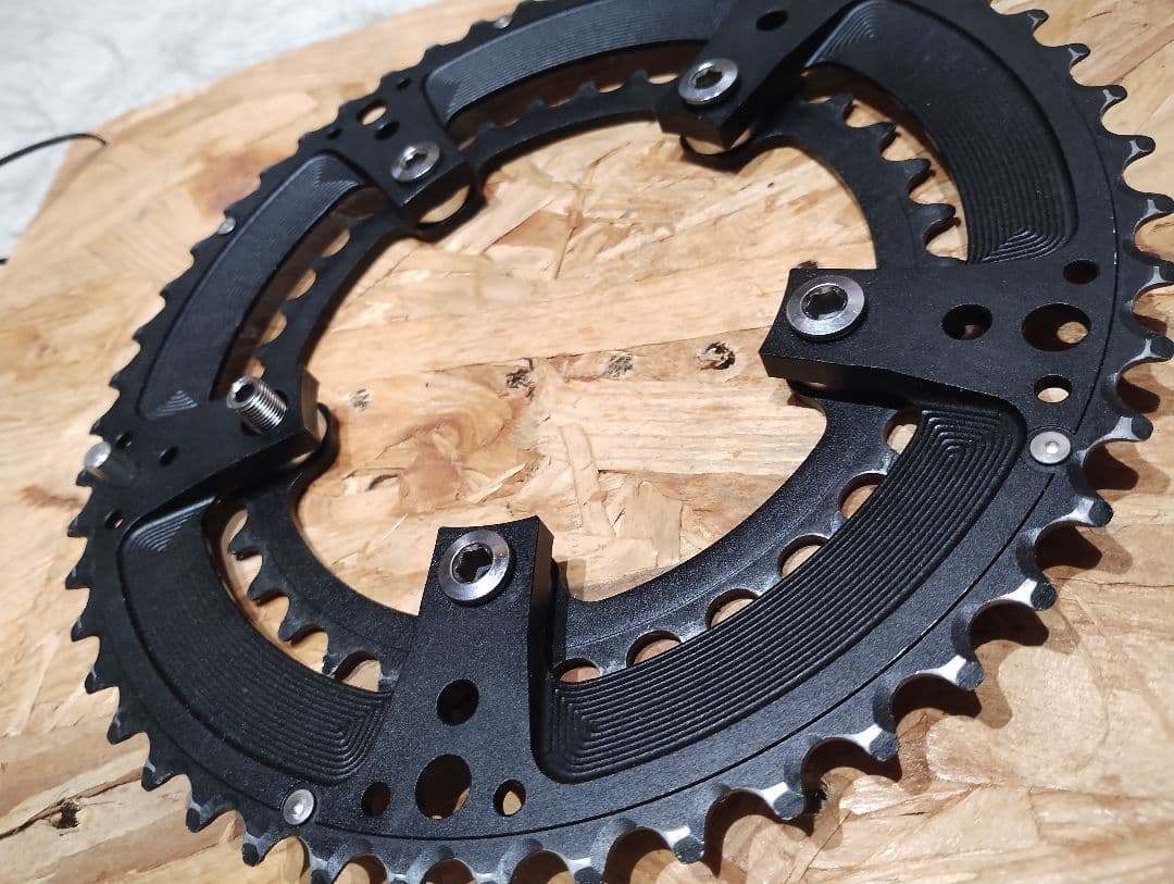 ディズナ　ラクランク用チェーンリング　12速49×35