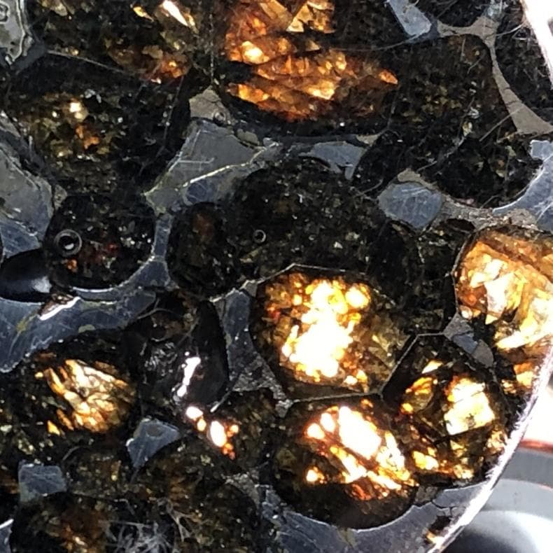 パラサイト隕石 隕石　石鉄隕石　セリコ隕石 重さ約8ｇ　共箱