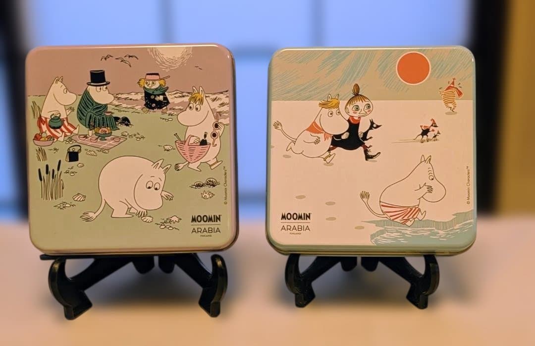 ARABIA アラビアパラティッシイエローのサラダボールセット ムーミンクッキー