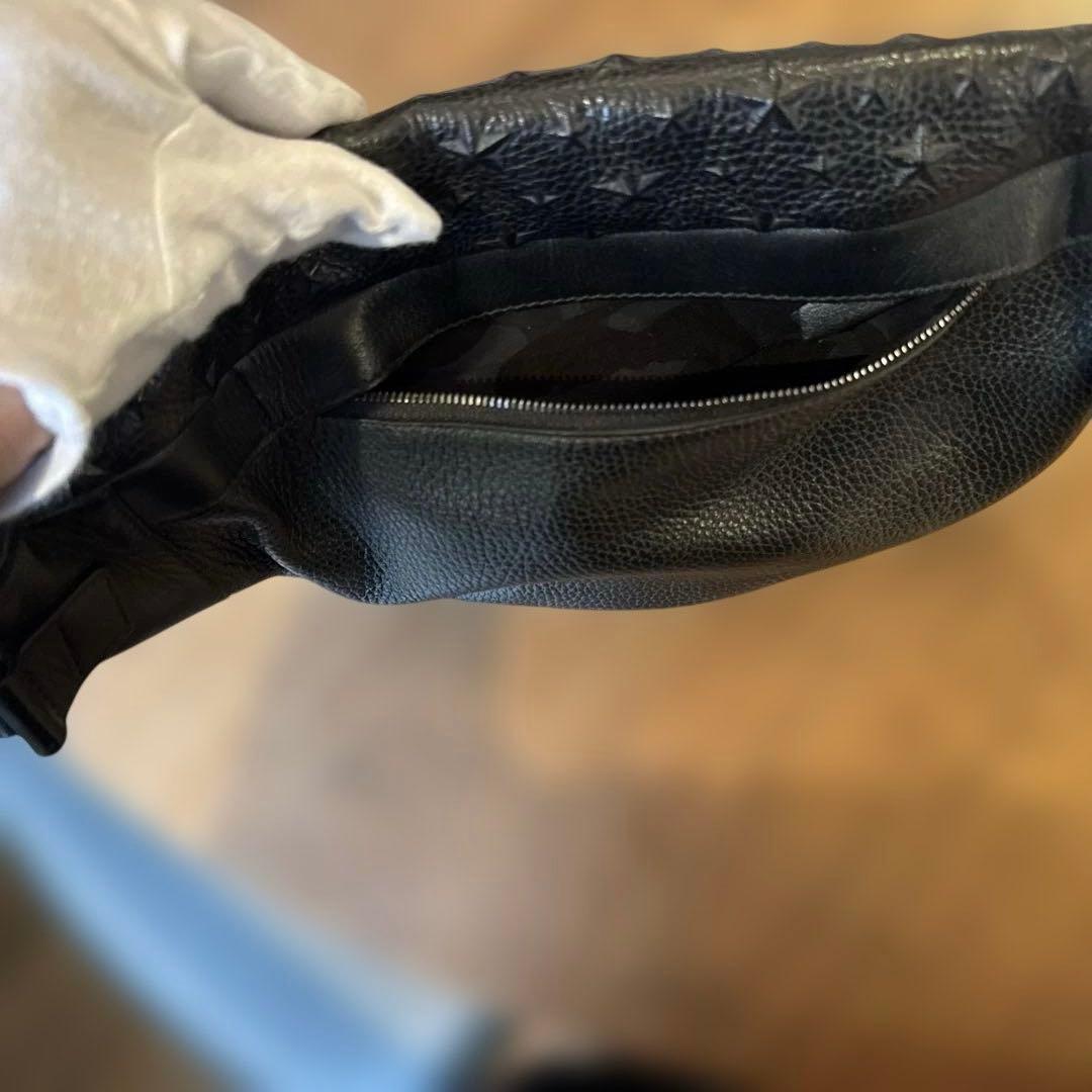 【saiseimaru】 ジミーチュウレザーボディーバック