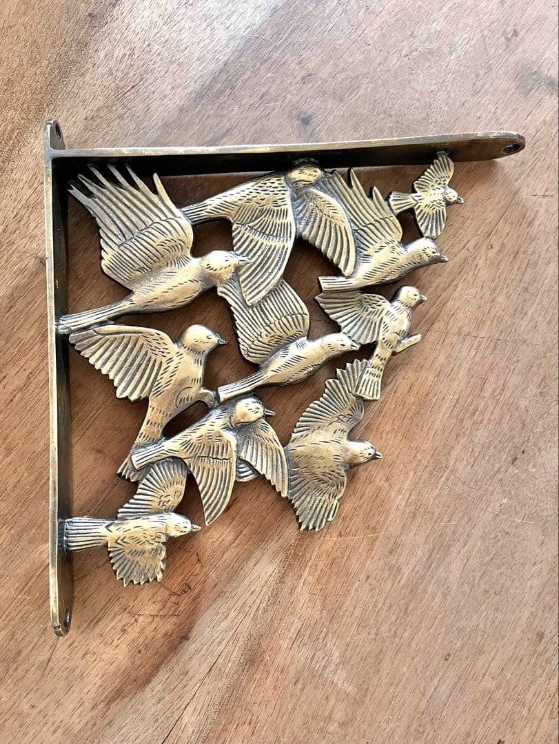 鳥モチーフ 棚受け