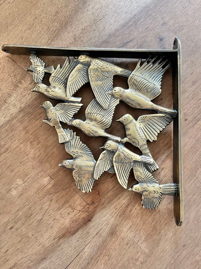 鳥モチーフ 棚受け