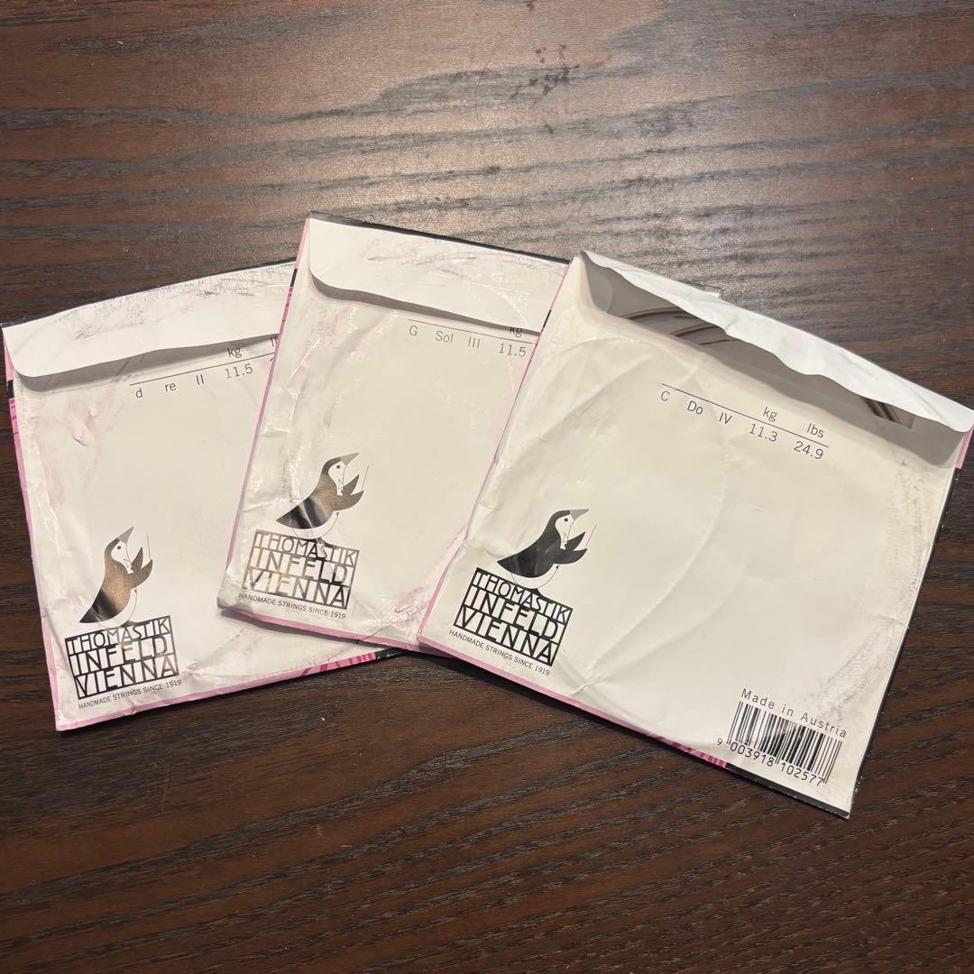 未使用✨1/2 チェロ弦3本セット スピロコア DGC SPIROCORE