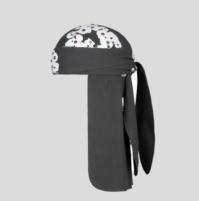 DENIM TEARS Rhinestone Du Rag ダークグレー