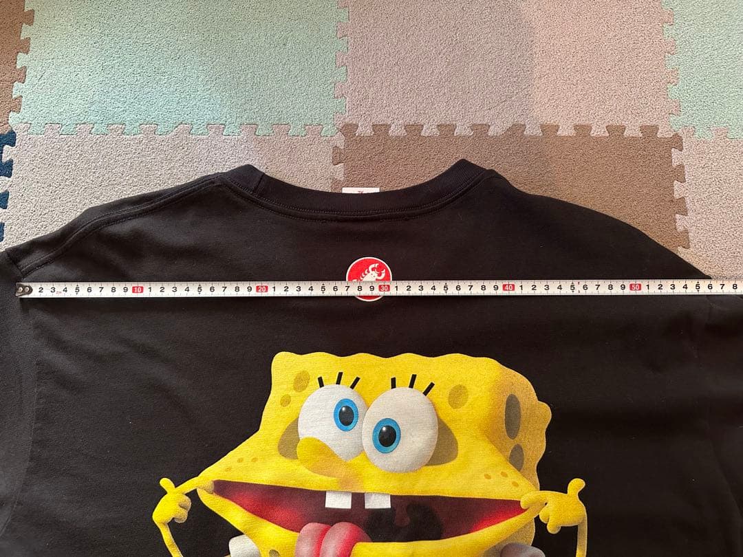 美中古 Supreme スポンジボブ ロンT 黒