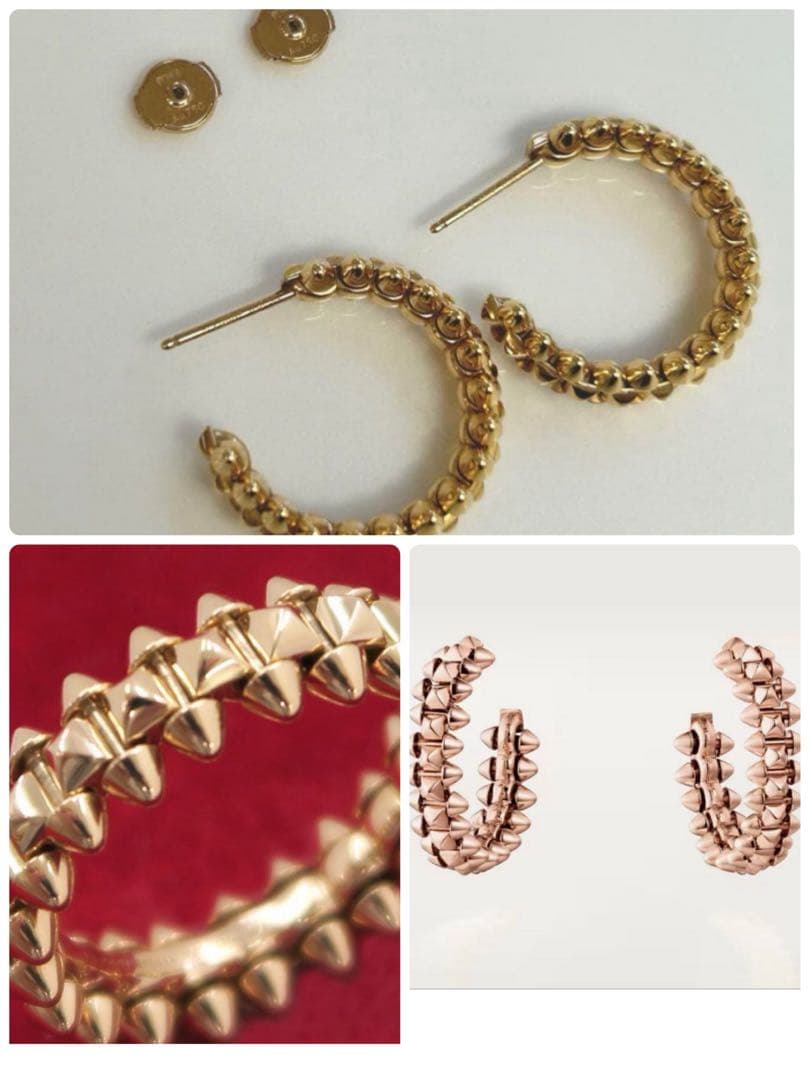 クラッシュドゥ　リング11号&ピアスセット