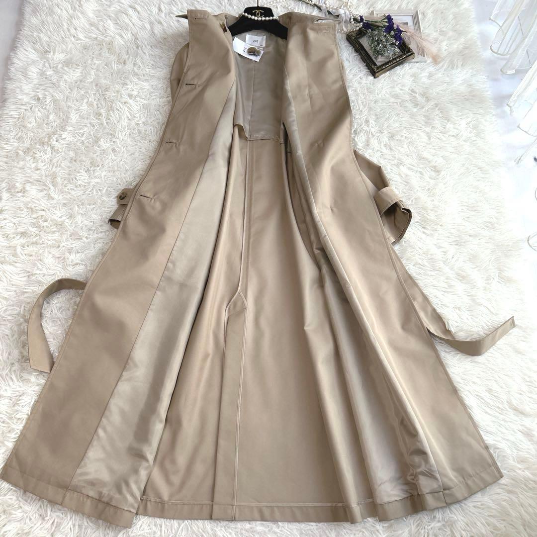 新品タグ付き ✨現行タグ23区 エステルギャバジン ロング トレンチコート