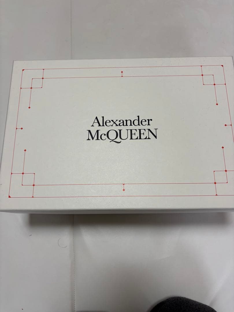 三*本様 アレキサンダーマックイーン レザースニーカー　ホワイト　43 新品未使