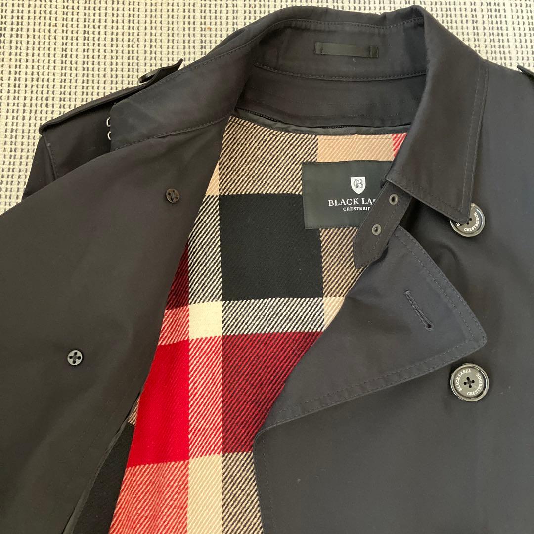 BLACK LABEL CRESTBRIDGE トレンチコート 黒