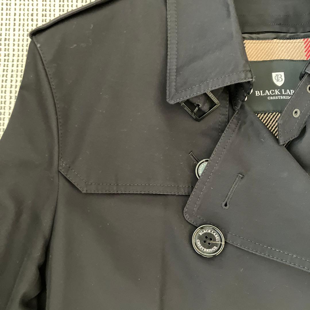 BLACK LABEL CRESTBRIDGE トレンチコート 黒