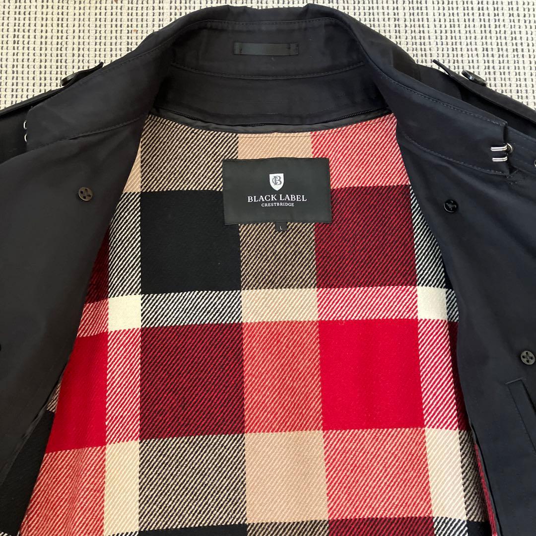 BLACK LABEL CRESTBRIDGE トレンチコート 黒