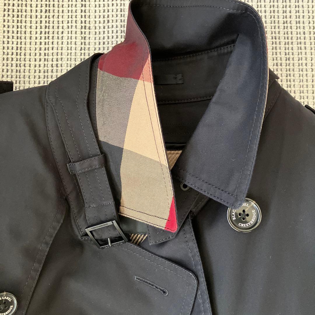 BLACK LABEL CRESTBRIDGE トレンチコート 黒