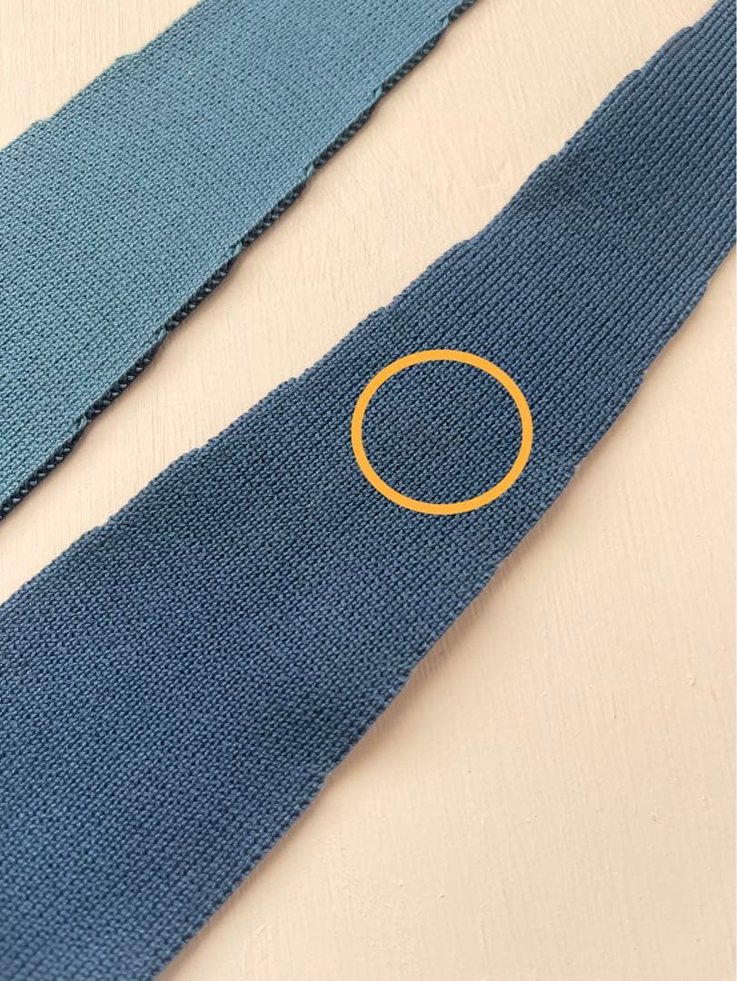 エルメス ニットタイ シルク リバーシブル ネイビー×ブルー