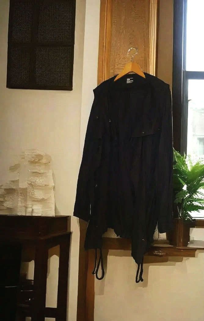 Yohji Yamamoto 変型 コート 00s レーヨン ゆったり 個性