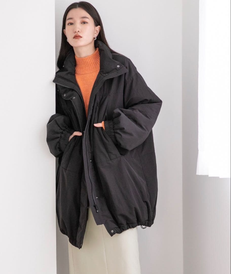 うるこLOWRYS FARM モンスターコートブラック