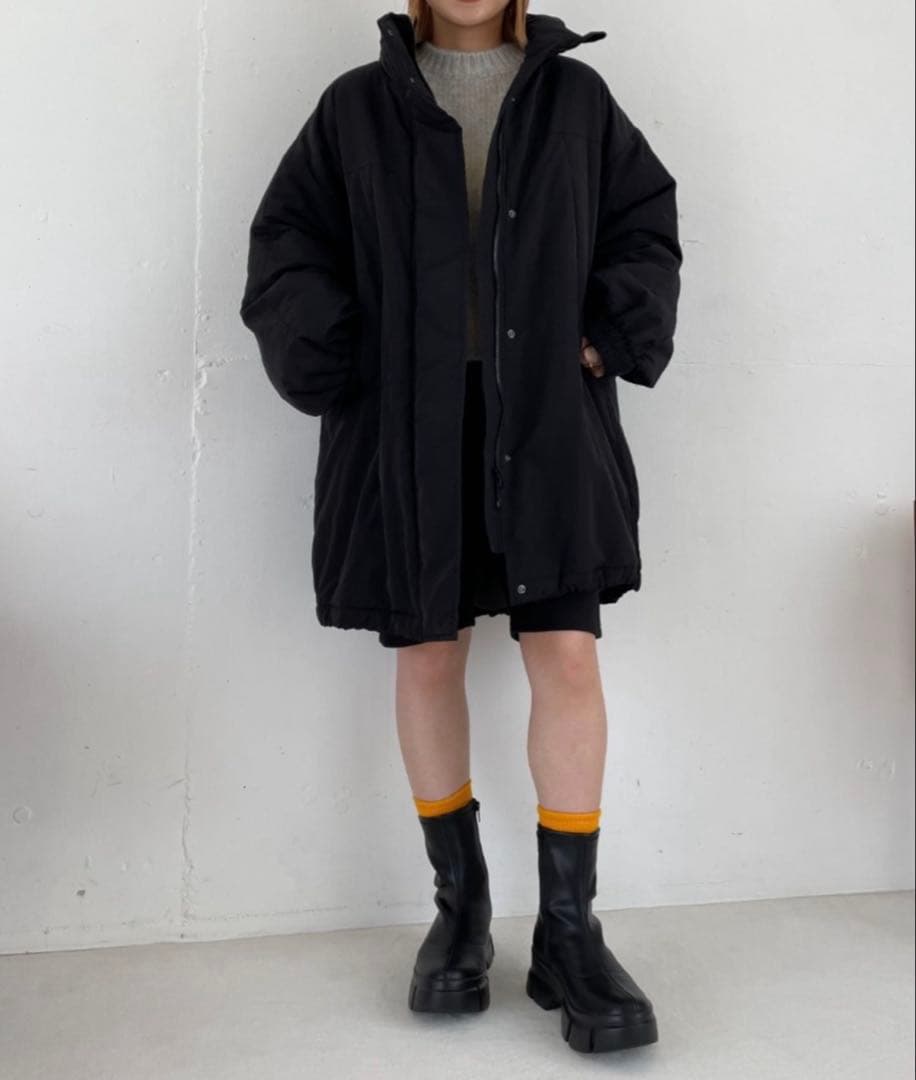 うるこLOWRYS FARM モンスターコートブラック