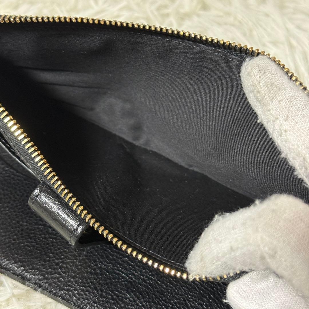 未使用✨IL BISONTE イルビゾンテ　レザー　ロングウォレット　ブラック