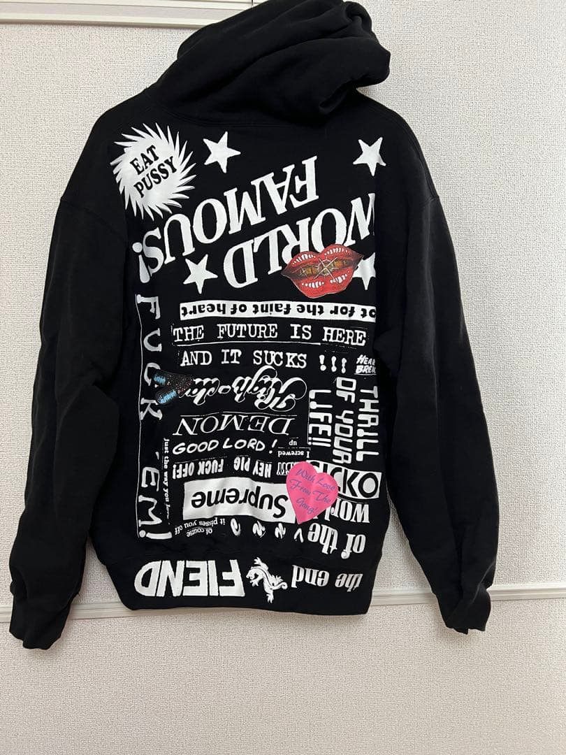 Supreme 両面プリントグラフィックパーカー