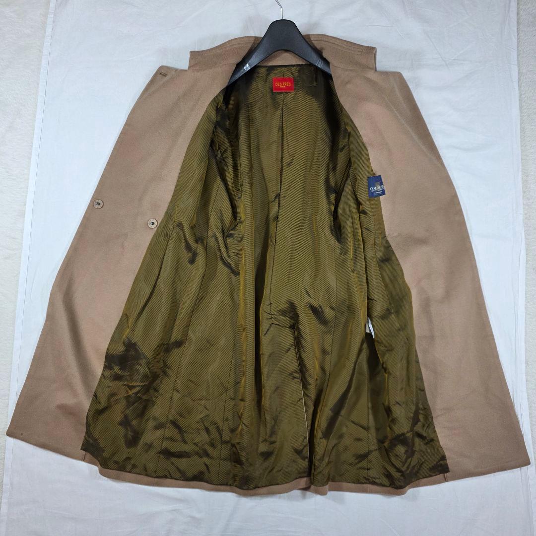 【美品　カシミヤ100%】デプレ　チェスターコート　コロンボ　ベルト　Aライン