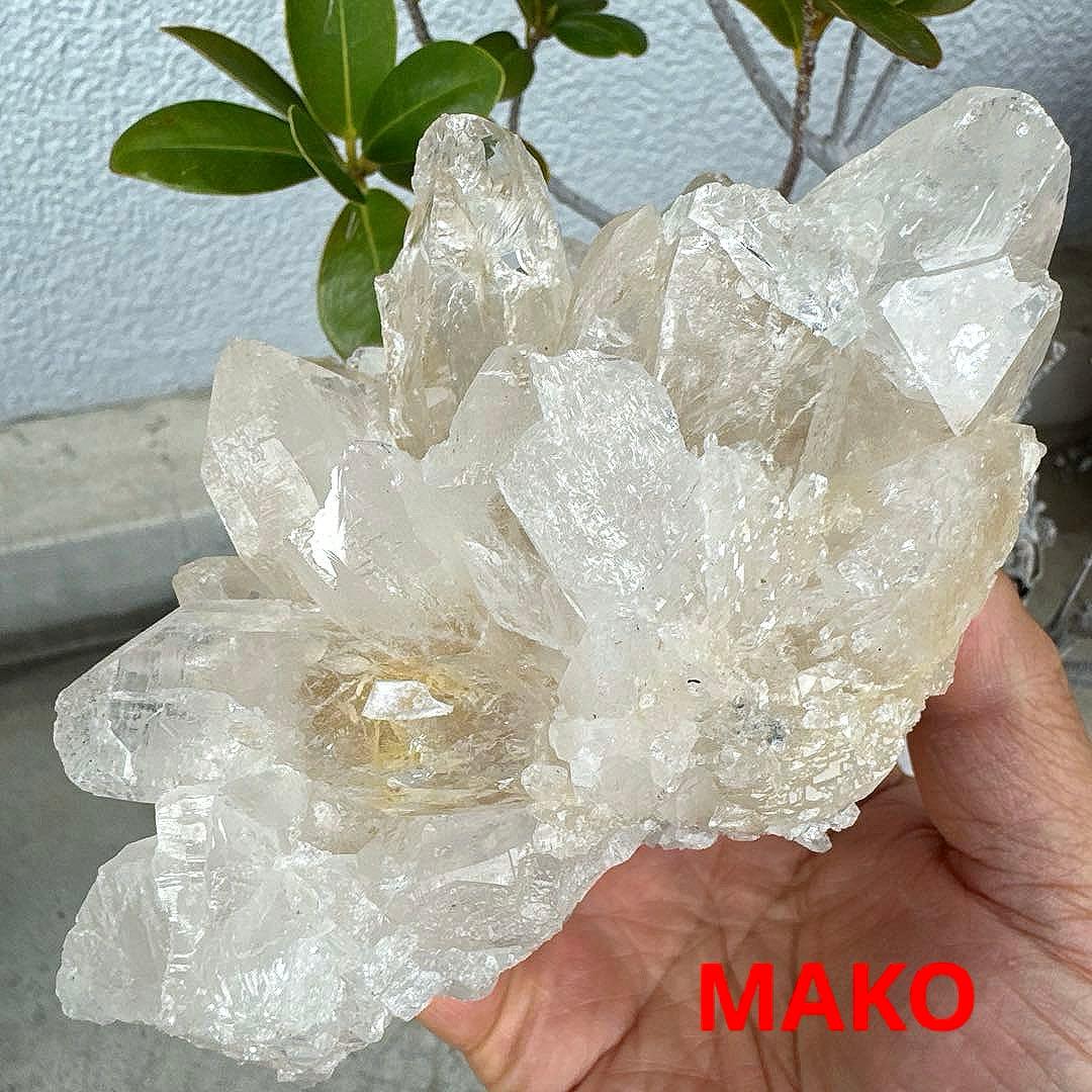 M1687☆マニハール水晶クラスター919g☆天然石　原石☆50116-B