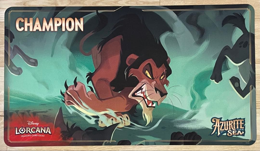 希少 海外限定 ロルカナ スカー チャンピオン プレイマット ディズニー