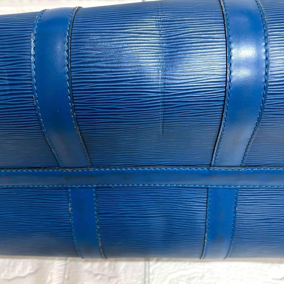 ルイヴィトン　LOUIS VUITTON エピ　ボストンバッグ　ブルー