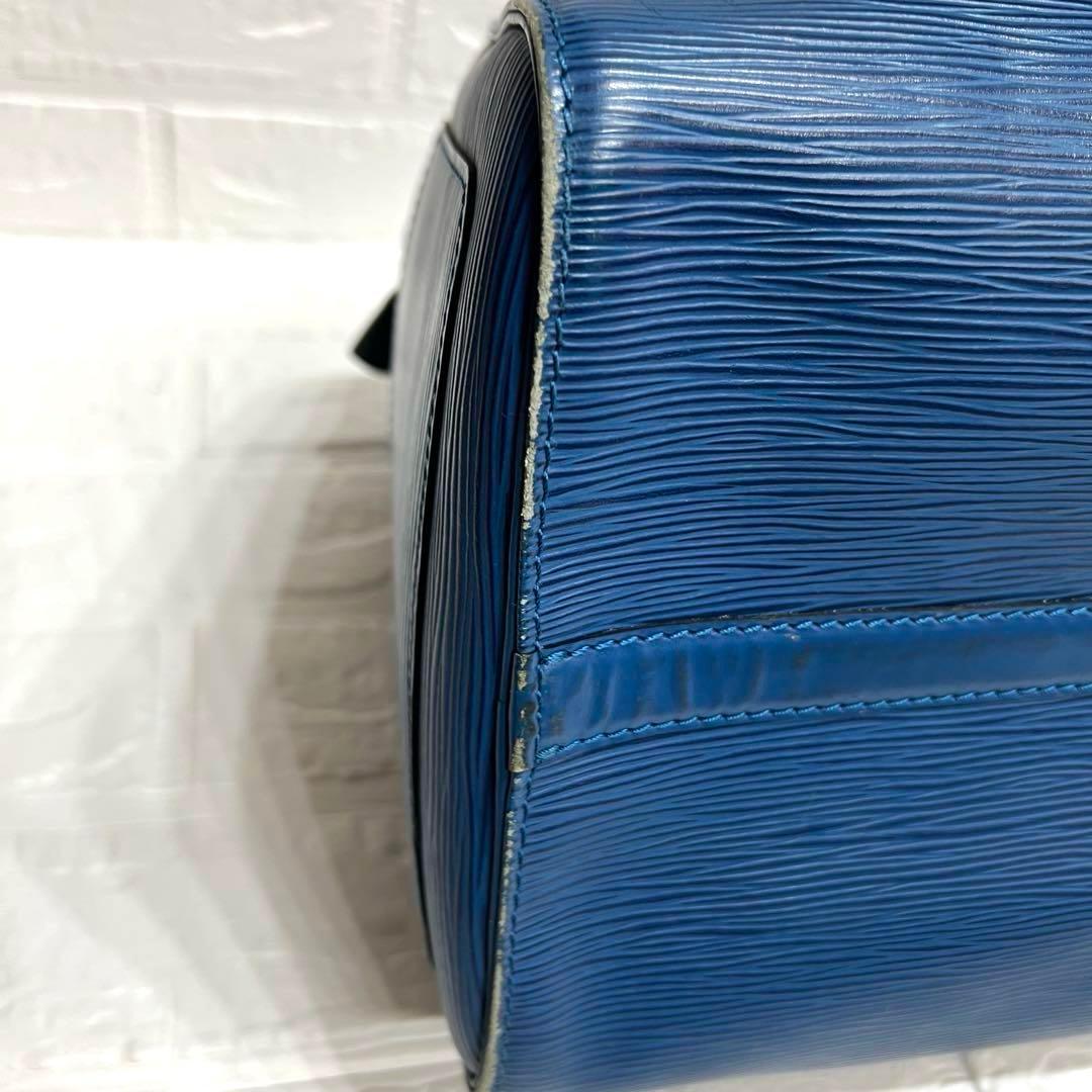 ルイヴィトン　LOUIS VUITTON エピ　ボストンバッグ　ブルー