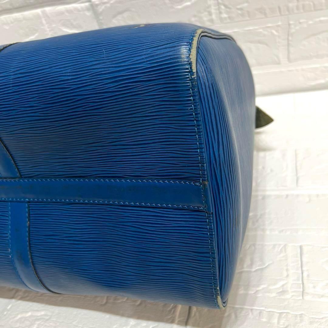 ルイヴィトン　LOUIS VUITTON エピ　ボストンバッグ　ブルー