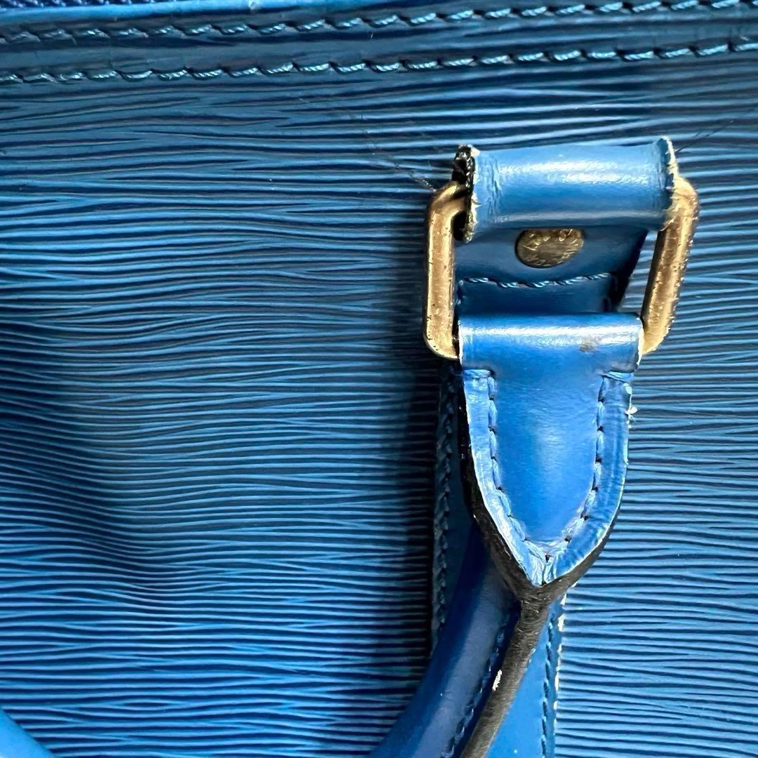 ルイヴィトン　LOUIS VUITTON エピ　ボストンバッグ　ブルー