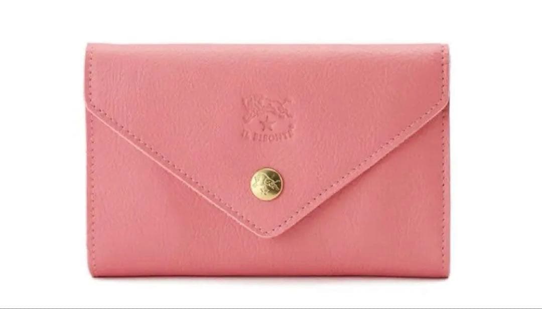 IL BISONTE ピンク 三つ折り財布　イルビゾンテ　デイジーピンク　限定色