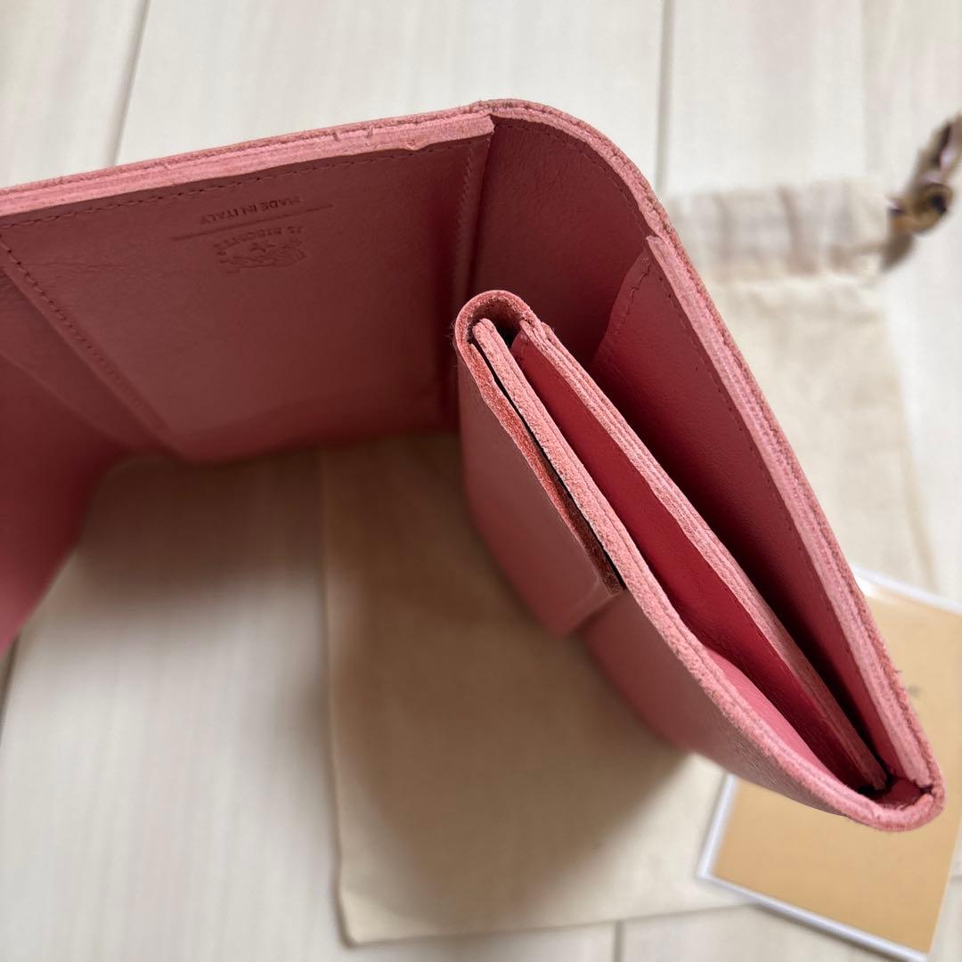 IL BISONTE ピンク 三つ折り財布　イルビゾンテ　デイジーピンク　限定色