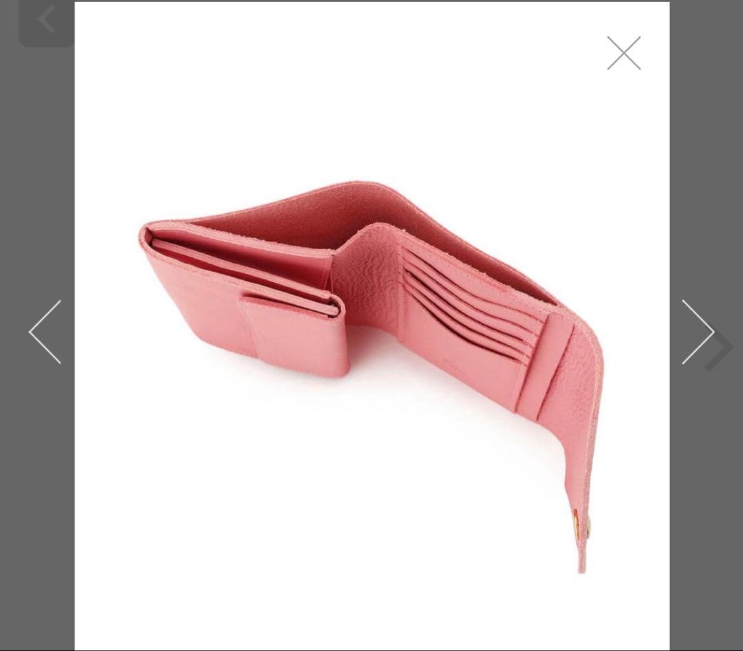 IL BISONTE ピンク 三つ折り財布　イルビゾンテ　デイジーピンク　限定色