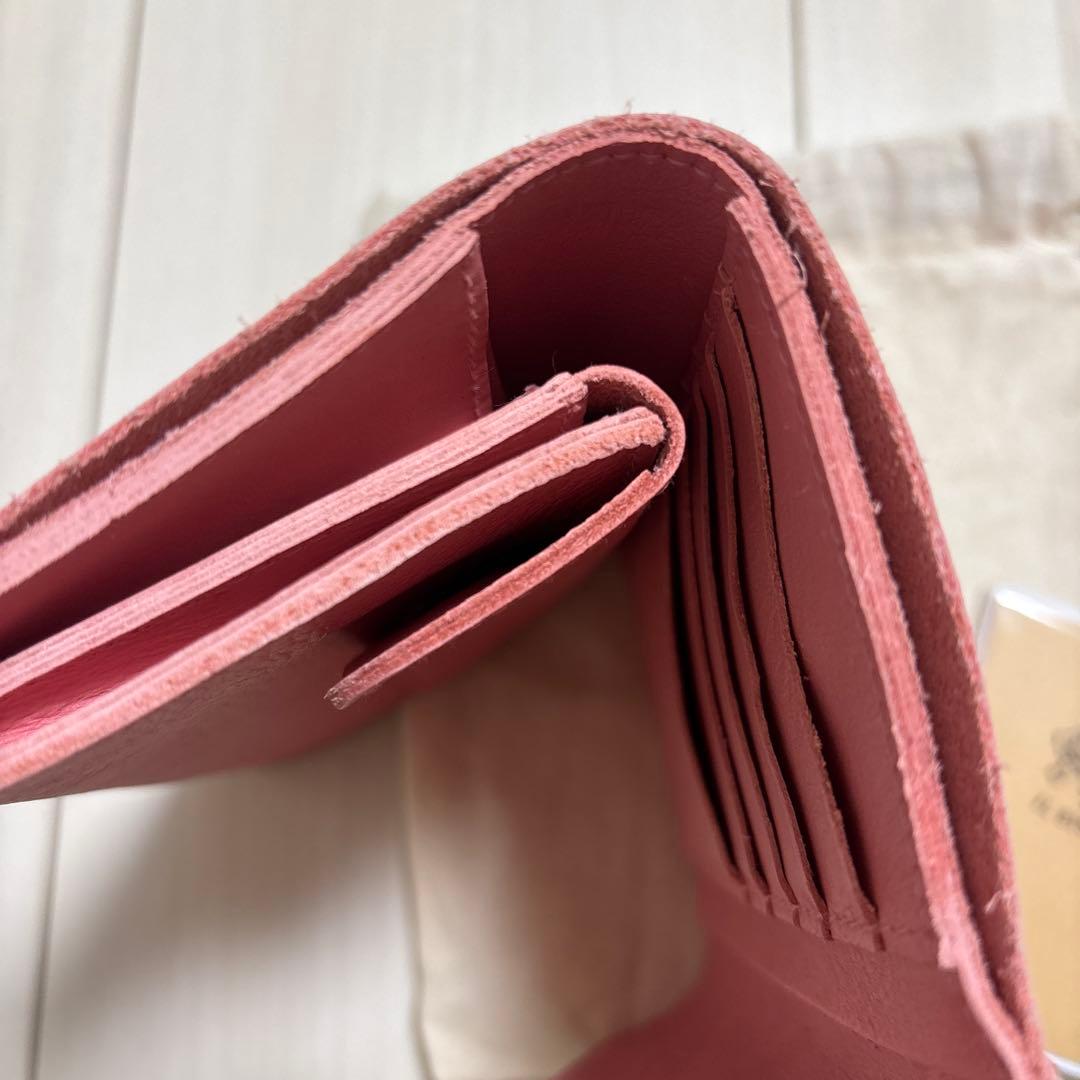 IL BISONTE ピンク 三つ折り財布　イルビゾンテ　デイジーピンク　限定色