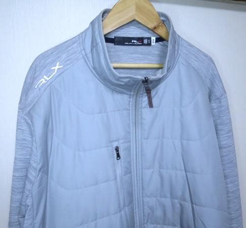 実寸 XXL RLX ブラック キルティング ジャケット ラルフローレン