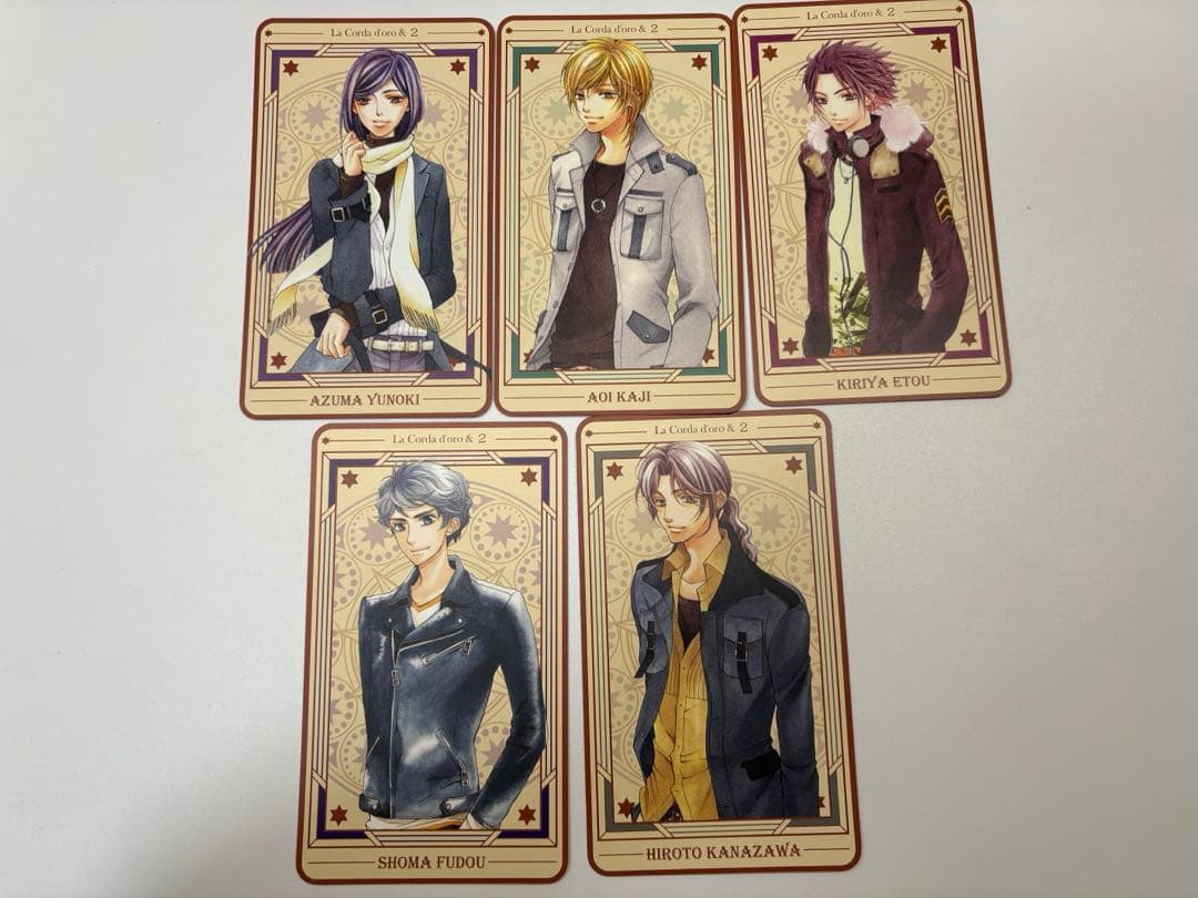 金色のコルダ　メモリアルくじ　タロット風カード　メセカ　フォトカ　等