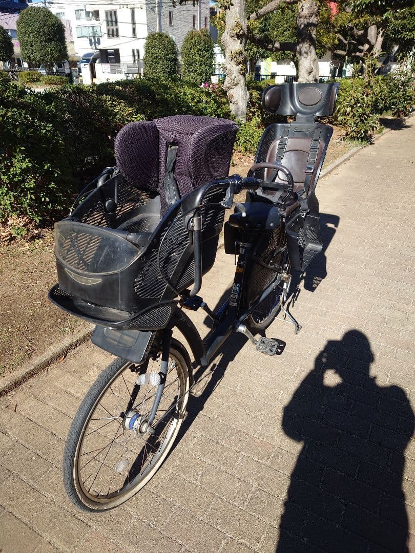 ブリヂストン　アンジェリーノ　 チャイルドシート付き 自転車