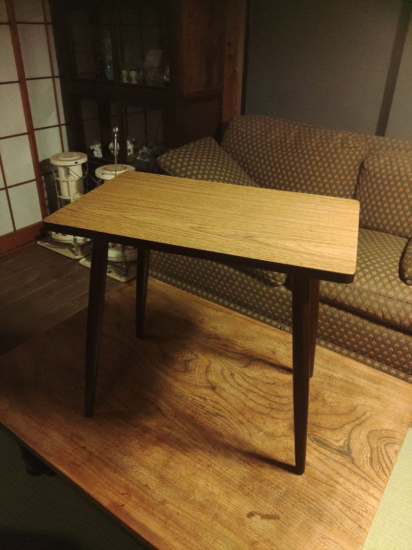 希少　オールドキツツキ　飛騨産業　コーヒーテーブル　サイドテーブル　ヴィンテージ