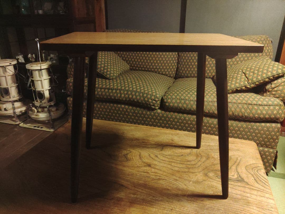 希少　オールドキツツキ　飛騨産業　コーヒーテーブル　サイドテーブル　ヴィンテージ