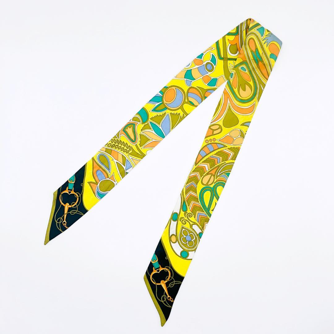 エルメス HERMES ツイリー フォルクロール スカーフ タグあり