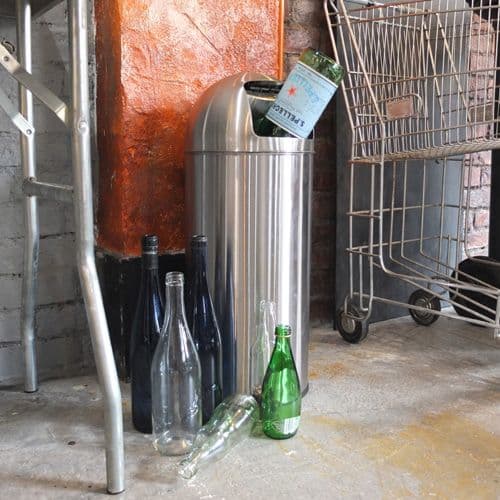 新品 ダストボックス ゴミ箱 30L ダルトン ステンレス インダストリアル