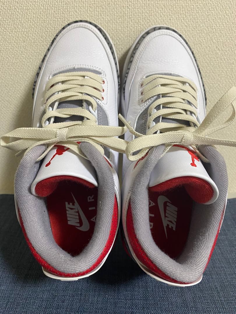 25.5 cm NIKE AIR JORDAN 3 ファイヤーレッド