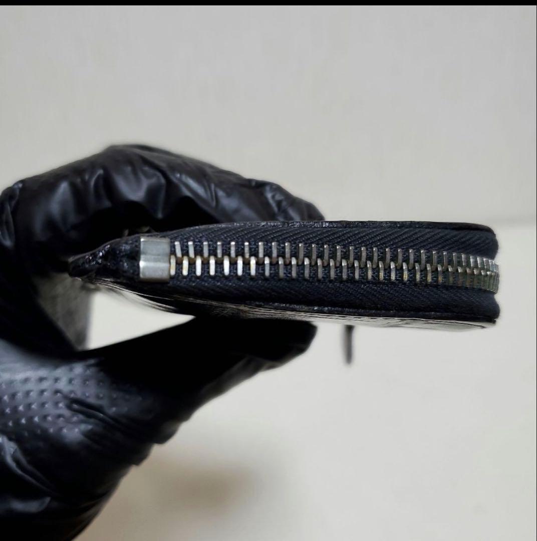 イルビゾンテ L字ファスナー 財布 クロコ型押し