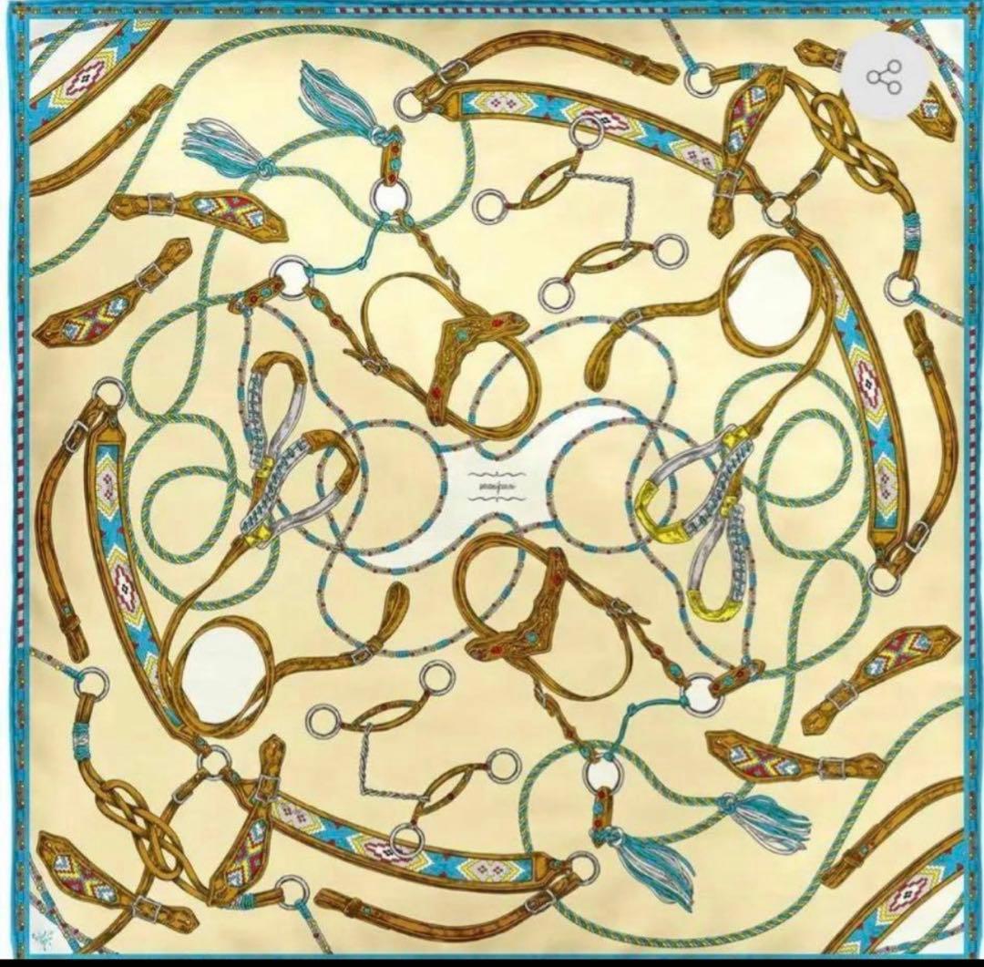 マニプリ ＜シルクスカーフ88＞ネイティブビット