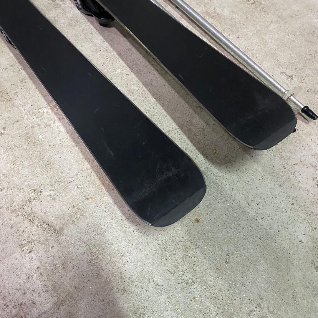 ロシニョール　パシュート100 163cm スキー板　ビンディング　ストック付