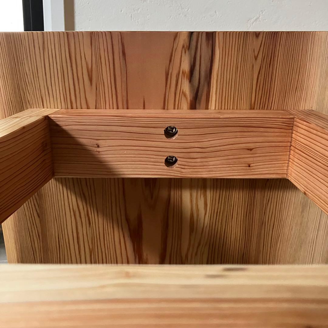 日光杉一枚板　ローテーブル　ソファテーブル　ハンドメイド