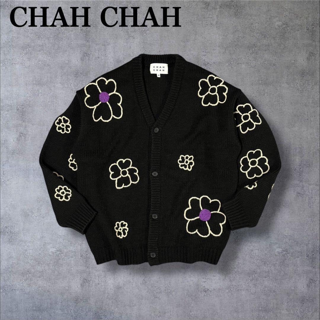 Spice A！chahchah チャーチャー 花柄 刺繍カーディガン