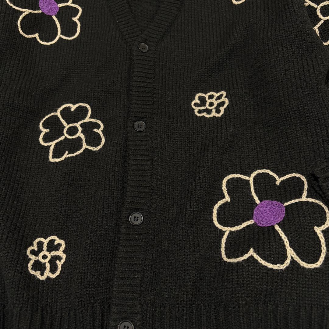 Spice A！chahchah チャーチャー 花柄 刺繍カーディガン